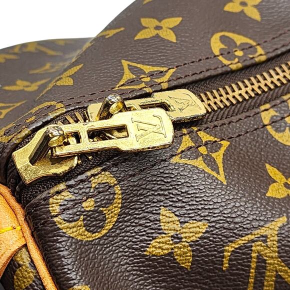 Louis Vuitton Keepall Bandouliere Duffle 45 Brown Canvas - Picture 3 of 11